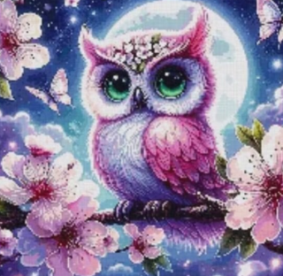 Diamond Painting Eule